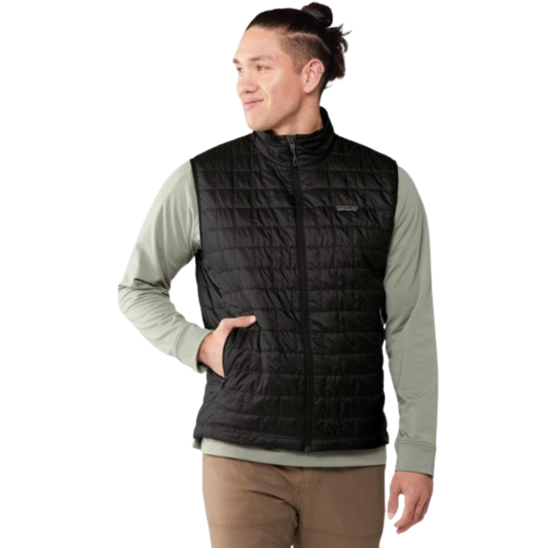 Patagonia nano puff vest black store